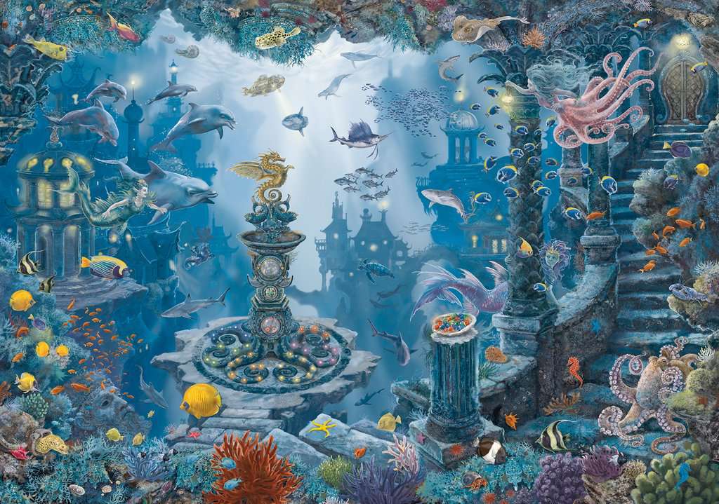 Ravensburger EXIT Puzzle Kids: Im Unterwasserreich(368 Teile) Obrázek
