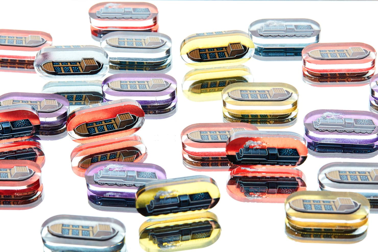 Poland Games Token and Markers: Linking Tiles Token Set Obrázek