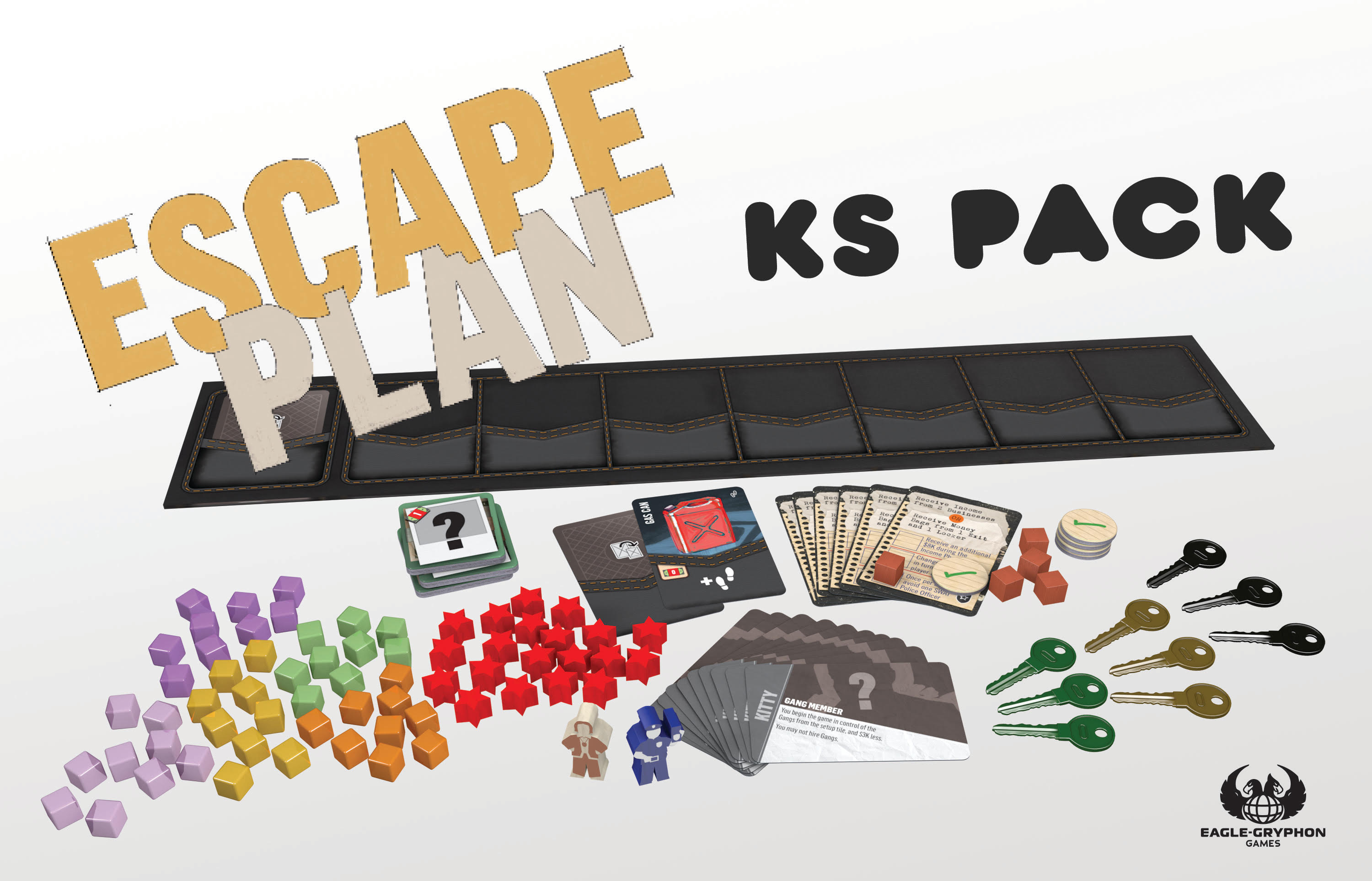 Eagle-Gryphon Games Kickstarter rozšíření pro Escape Plan Obrázek