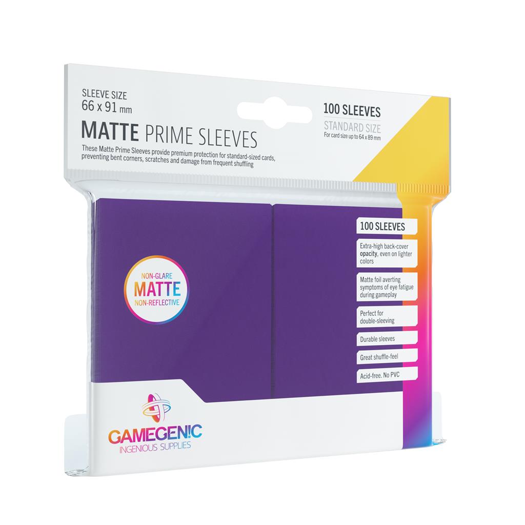 Gamegenic Matte Prime Sleeves Purple (100 obalů) - Obaly na karty Obrázek
