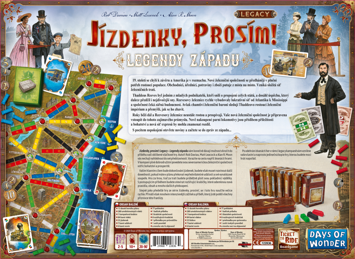 Blackfire CZ Jízdenky, prosím! Legacy: Legendy západu Obrázek