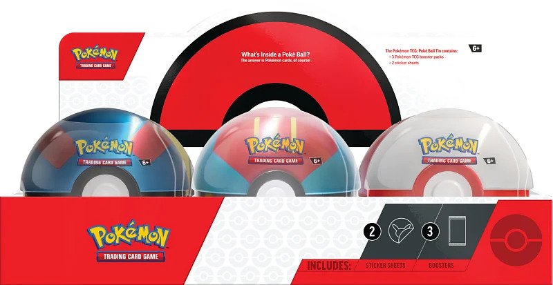 Nintendo Pokémon TCG: September Pokeball Tin Obrázek