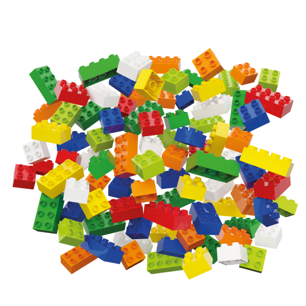 HUBELINO KIGA Kuličková dráha - Stavební kostky 550 ks Obrázek