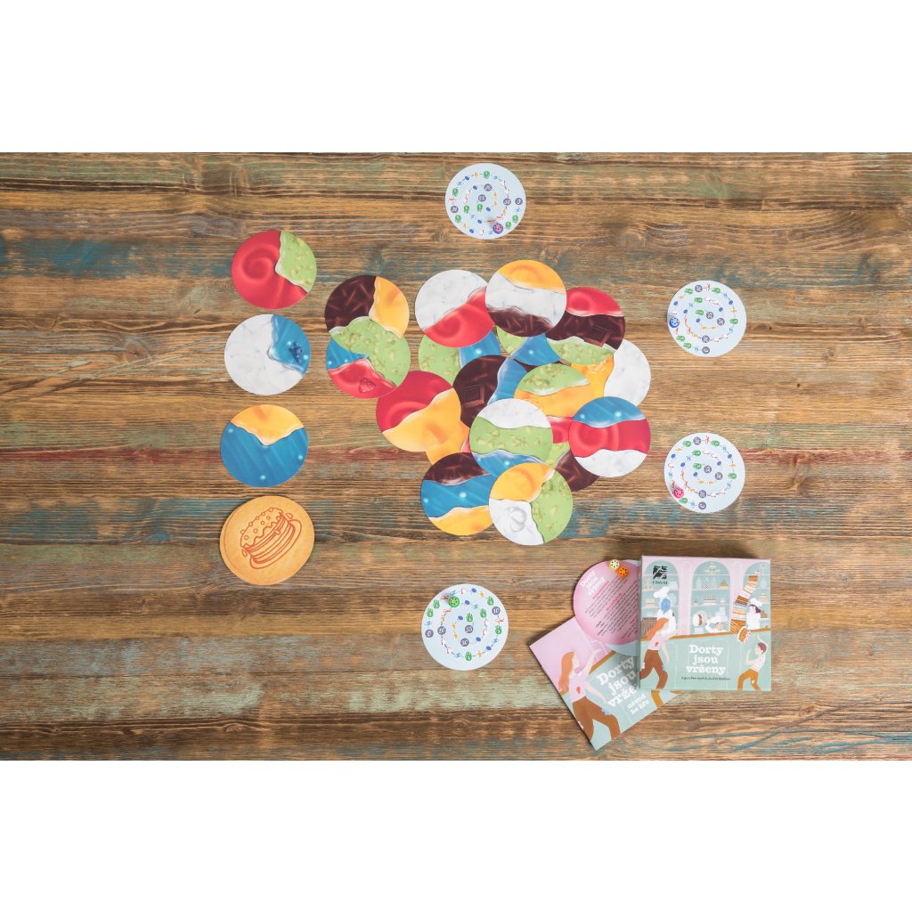 4 Kavky Dorty jsou vrženy Obrázek