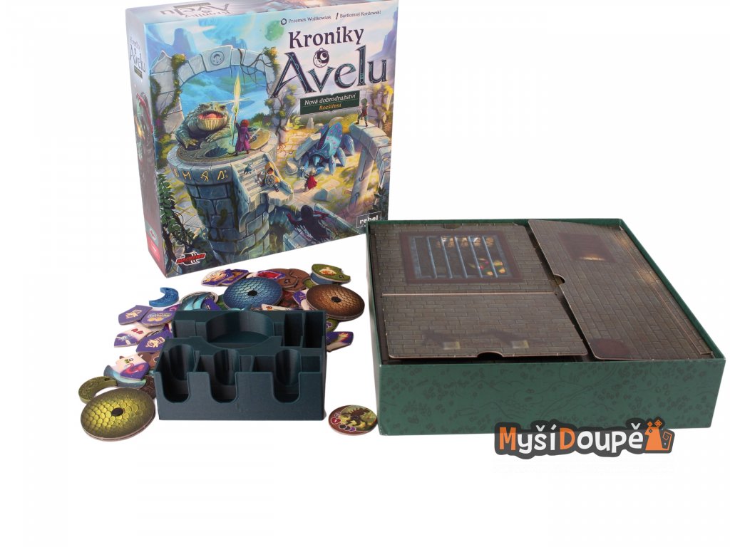 Myší Doupě Kroniky Avelu: Nová Dobrodružství - Pořadač na žetony Obrázek