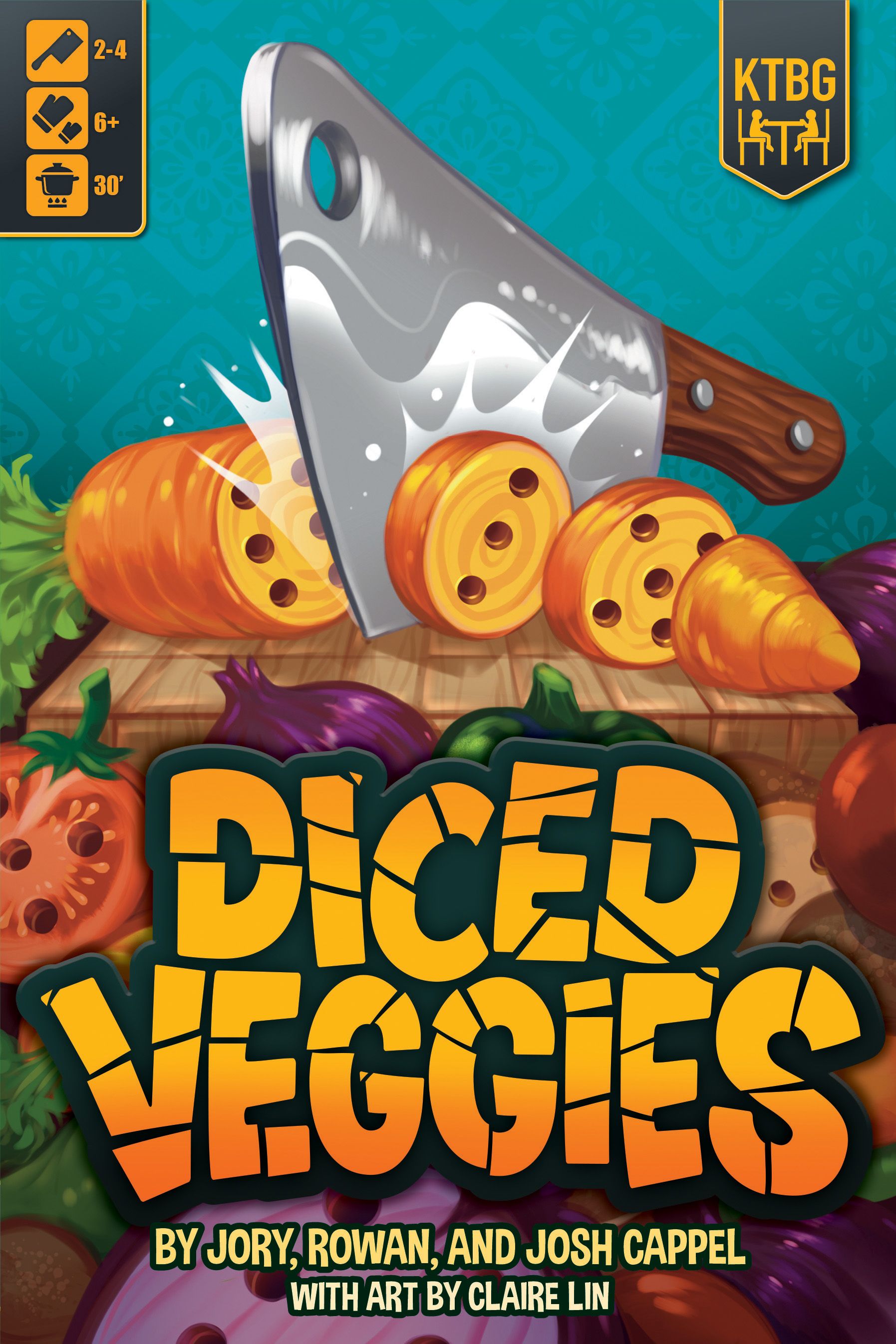 Kids Table Board Gaming Diced Veggies Obrázek