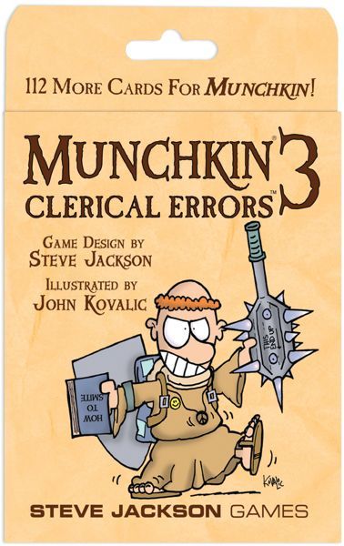 Steve Jackson Games Munchkin 3: Clerical Errors Obrázek