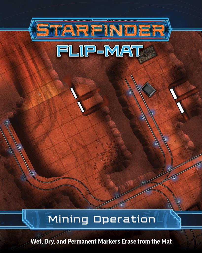 Paizo Publishing Starfinder Flip-Mat: Mining Operation Obrázek
