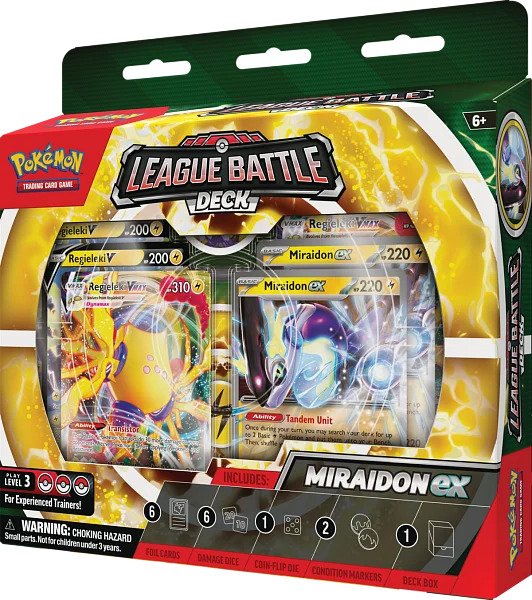 Nintendo Pokémon TCG: Miraidon ex League Battle Deck Obrázek