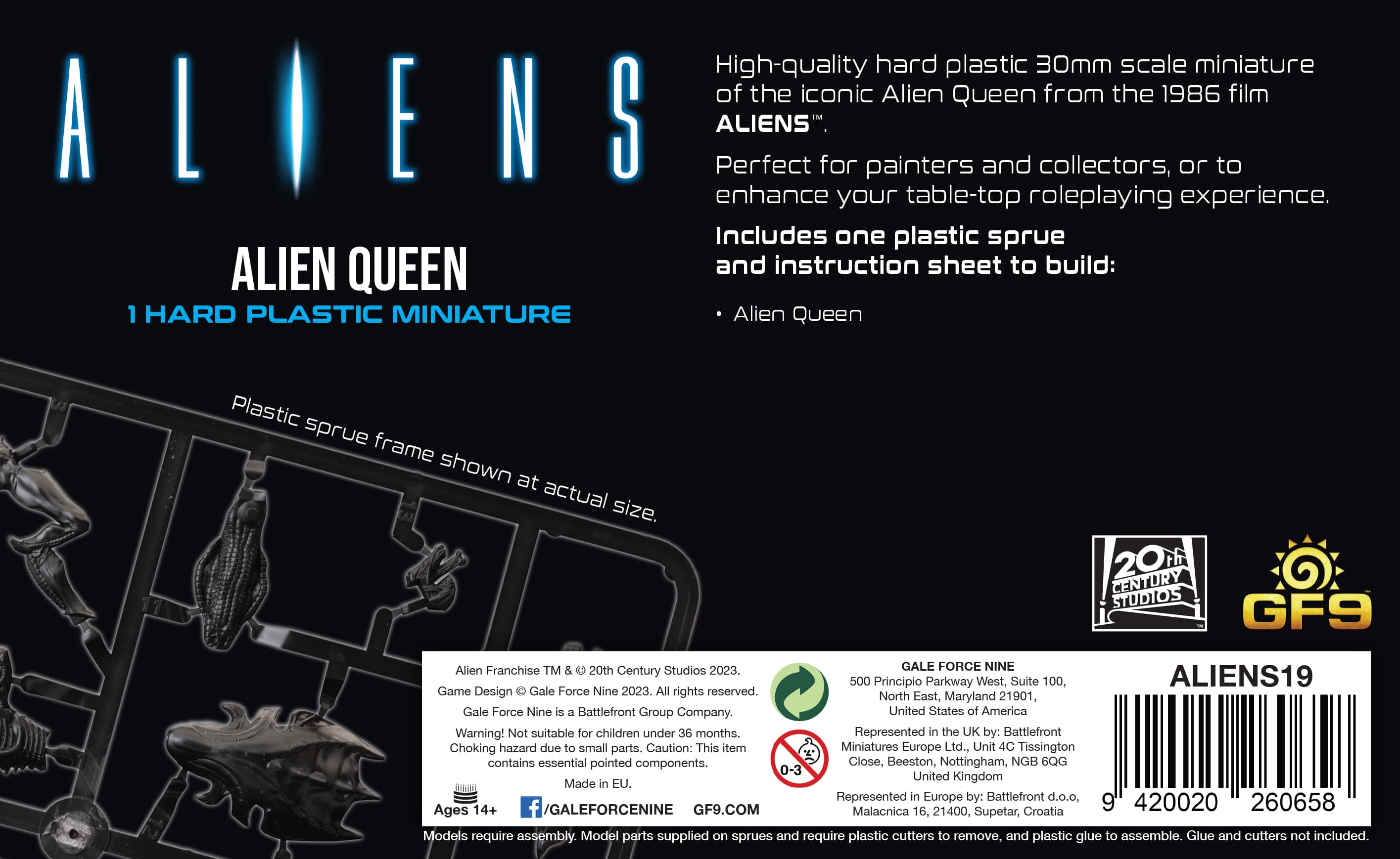 Gale Force Nine Aliens: Alien Queen (2023) Obrázek