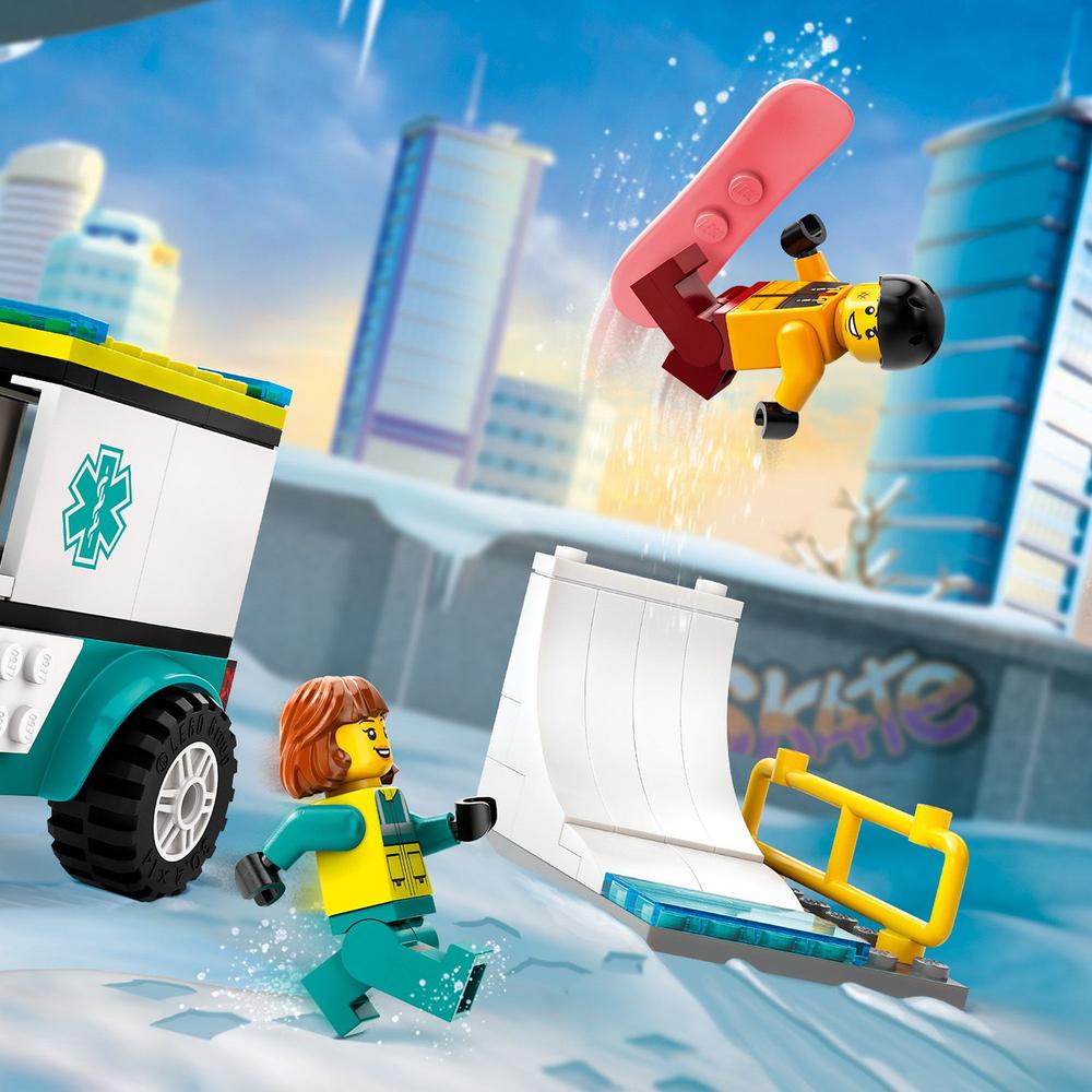 LEGO® Sanitka a snowboardista 60403 Obrázek