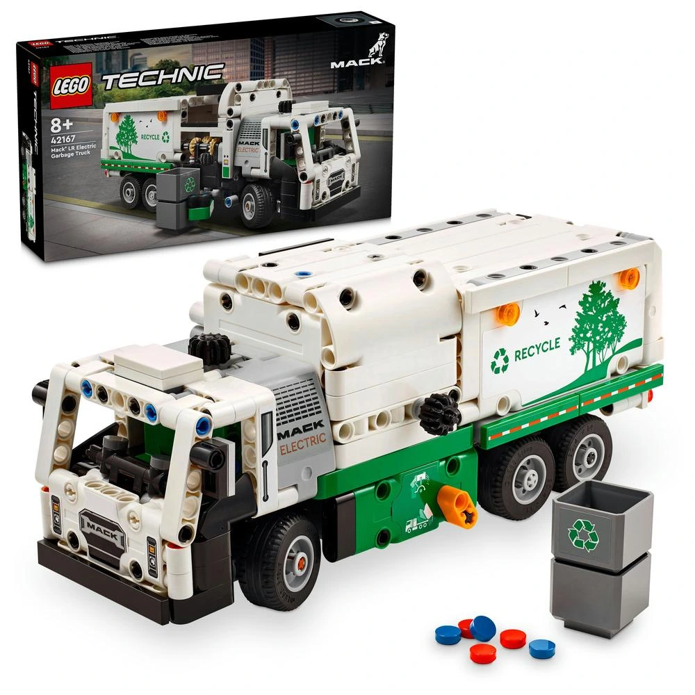 LEGO® Popelářský vůz Mack® LR Electric 42167 Obrázek