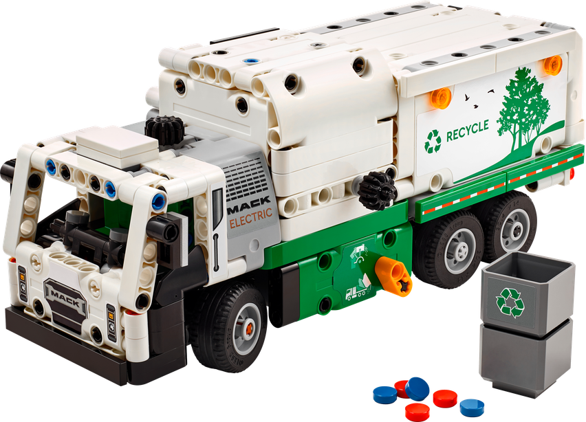 LEGO® Popelářský vůz Mack® LR Electric 42167 Obrázek