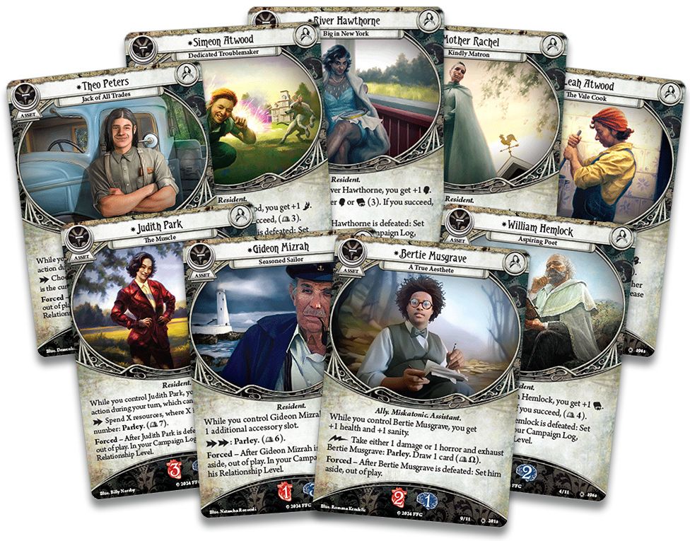 Fantasy Flight Games Arkham Horror LCG: Feast of Hemlock Vale Campaign Expansion Obrázek
