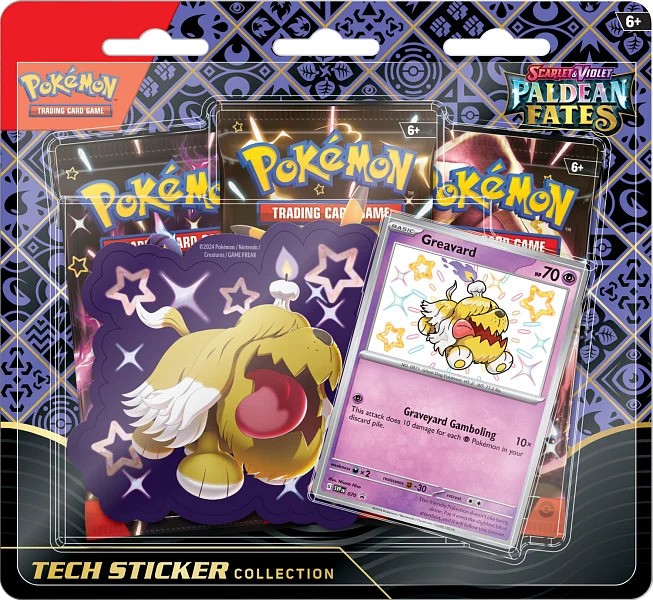 Nintendo Karetní hra Pokémon TCG: Scarlet & Violet Paldean Fates - Tech Sticker Collection Varianta: Maschiff Obrázek