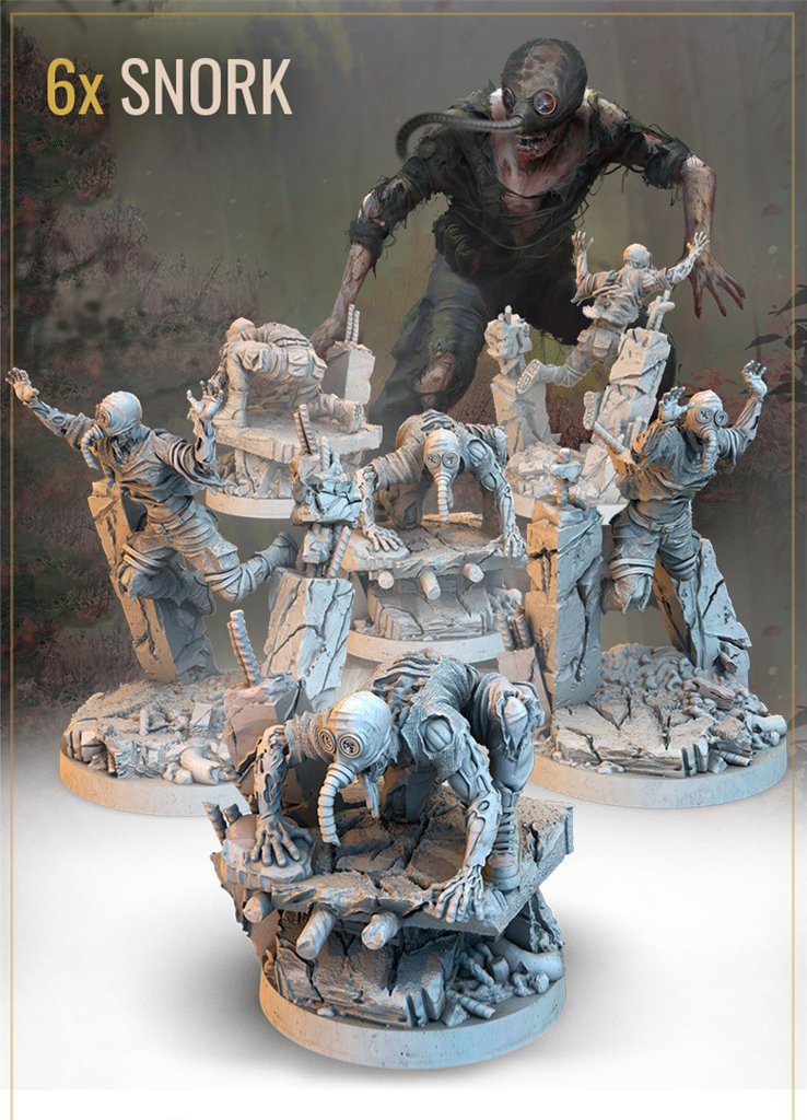 Awaken Realms S.T.A.L.K.E.R. The Board Game - Zone Threats Miniature Pack Obrázek