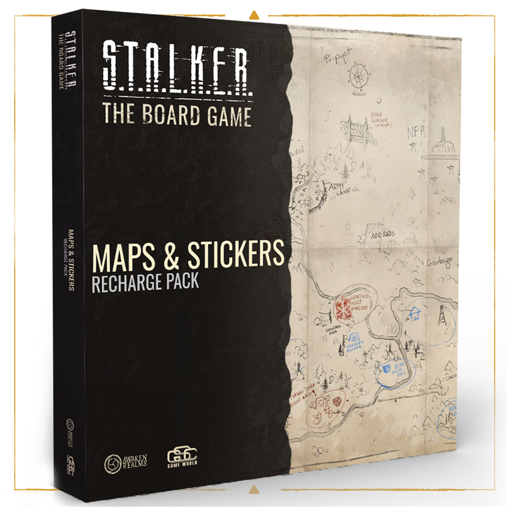 Awaken Realms S.T.A.L.K.E.R. The Board Game - Maps & Stickers Recharge Pack Obrázek