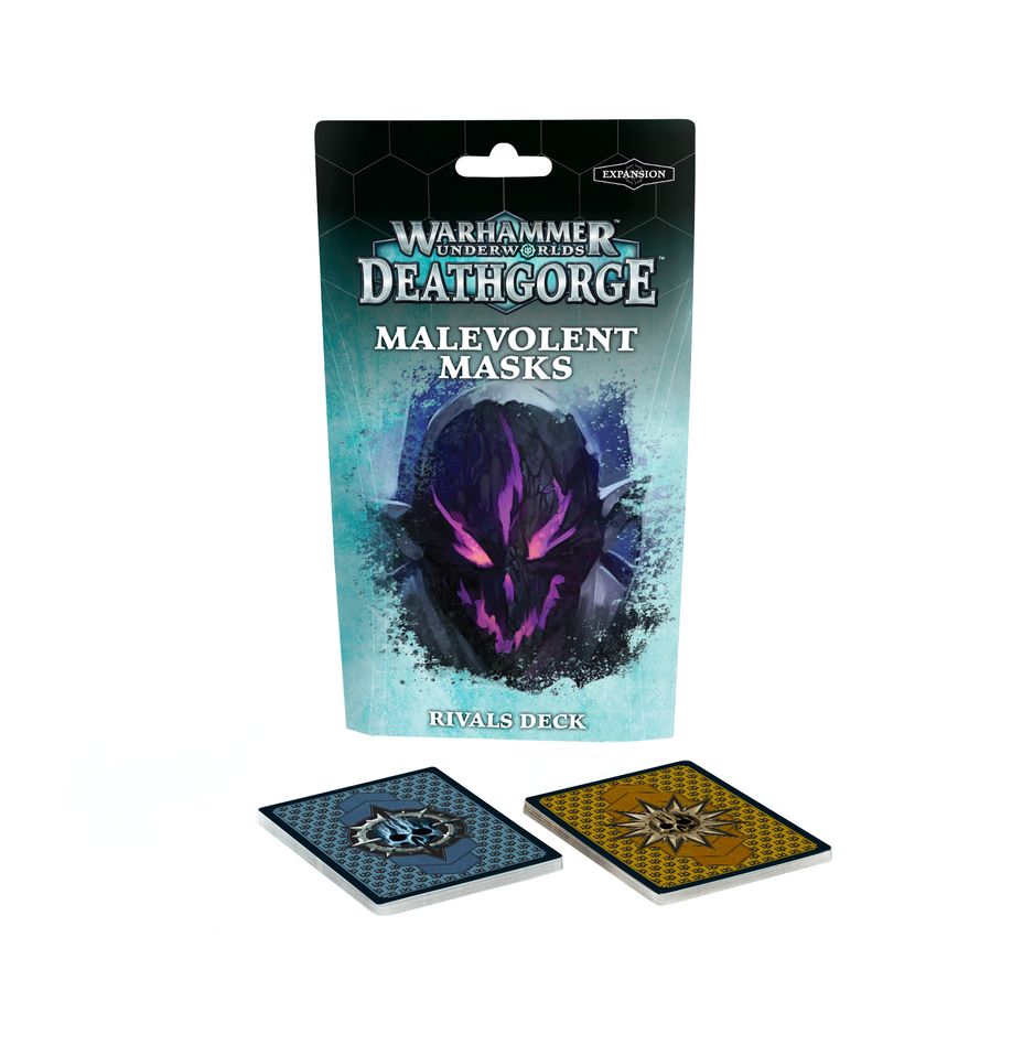 Games Workshop Deathgorge – Malevolent Masks Rivals Deck (Warhammer Underworlds) Obrázek