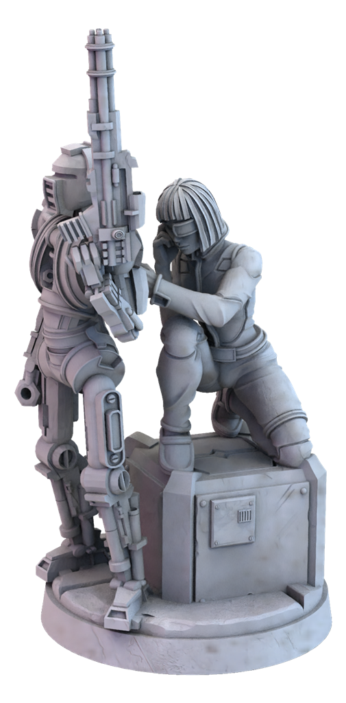 Awaken Realms Lite Tamashii: Chronicle of Ascend – Edgerunner Miniatures Obrázek