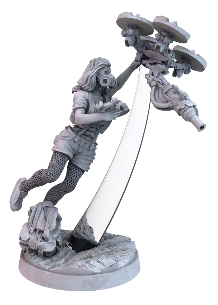 Awaken Realms Lite Tamashii: Chronicle of Ascend – Edgerunner Miniatures Obrázek