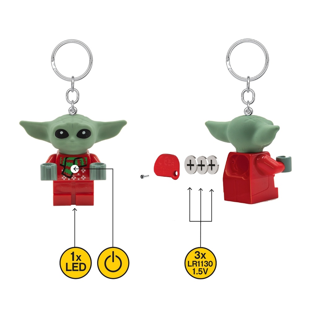 LEGO LED Lite LEGO Star Wars Baby Yoda ve svetru svítící figurka (HT) Obrázek