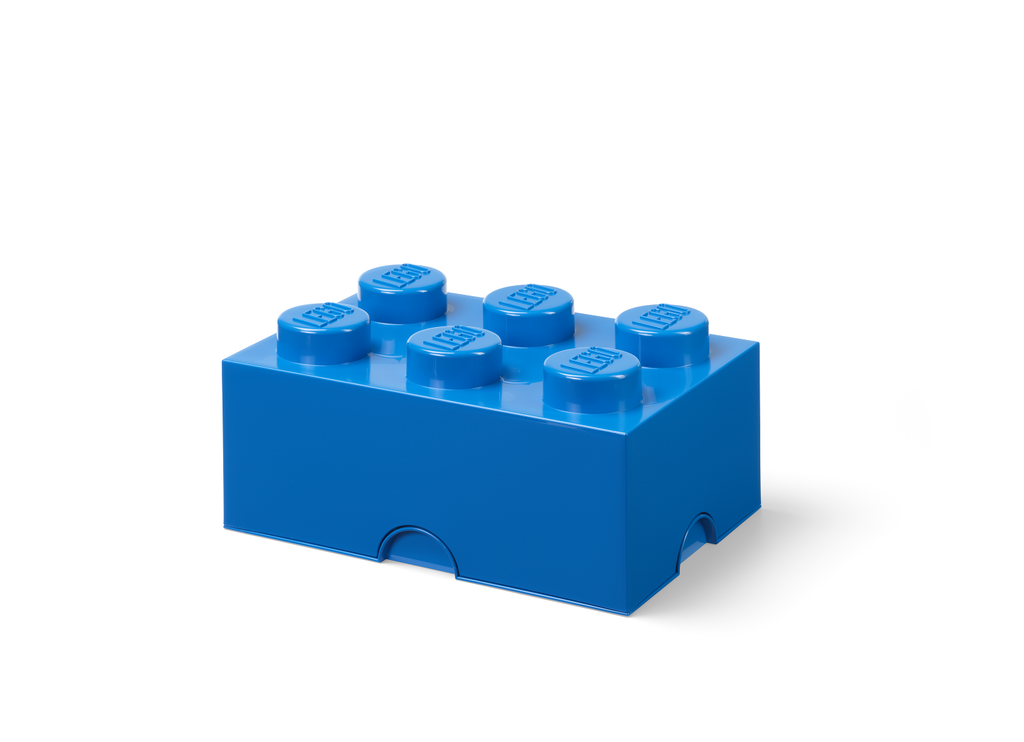 LEGO Storage LEGO úložný box 6 Barva: Modrá (6 Knobs)