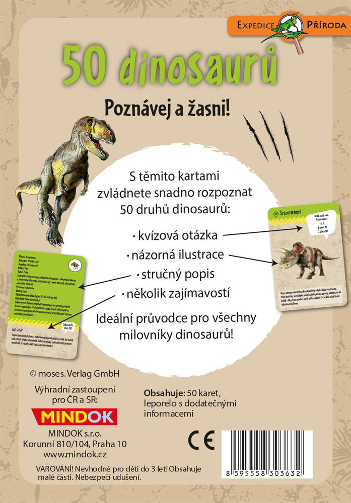 Mindok Expedice příroda: 50 dinosaurů Obrázek