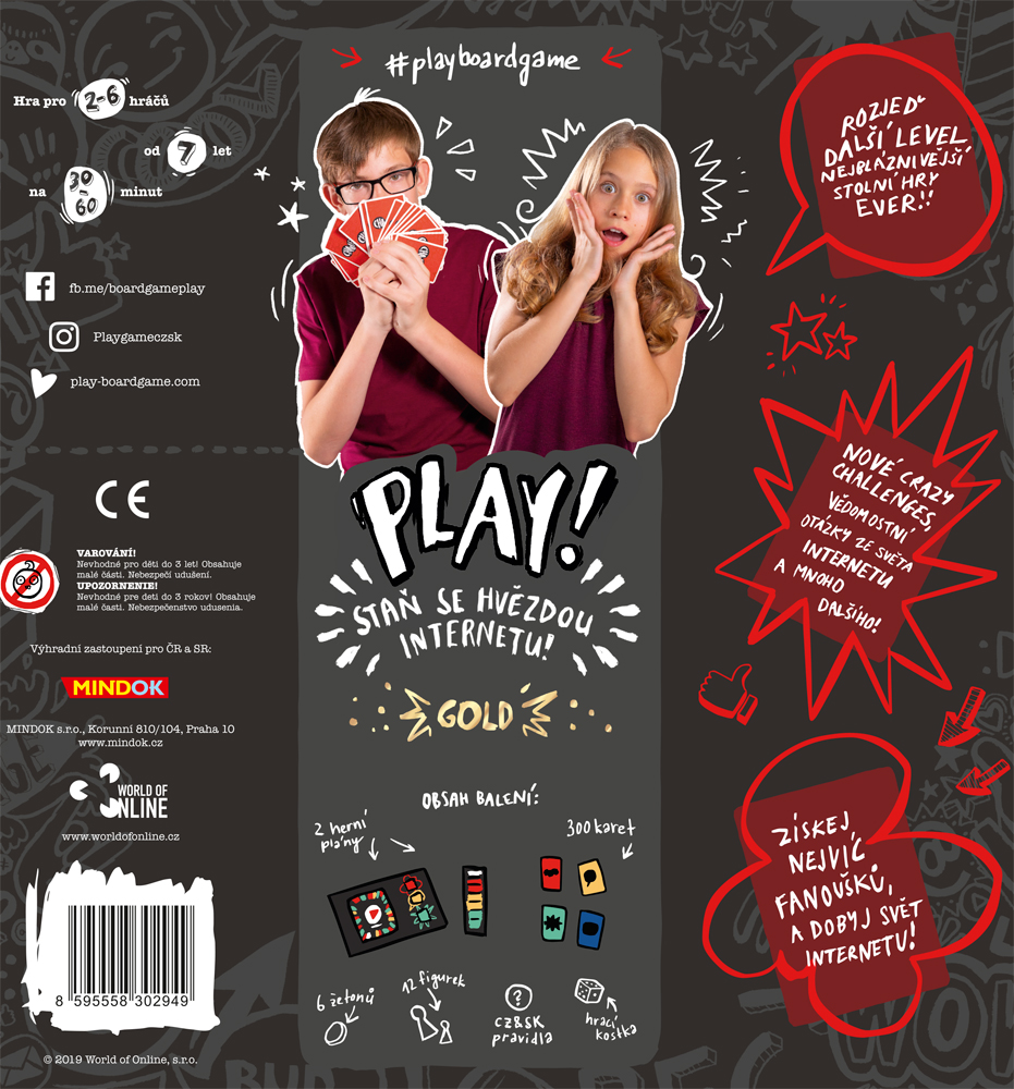 Mindok Play: Staň se hvězdou internetu GOLD Obrázek