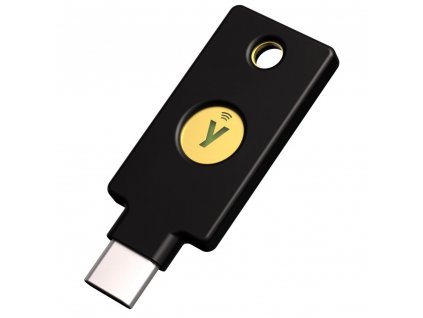 Security Key C NFC - USB-C, podporující vícefaktorovou autentizaci (NFC), podpora FIDO2 U2F, voděodolný