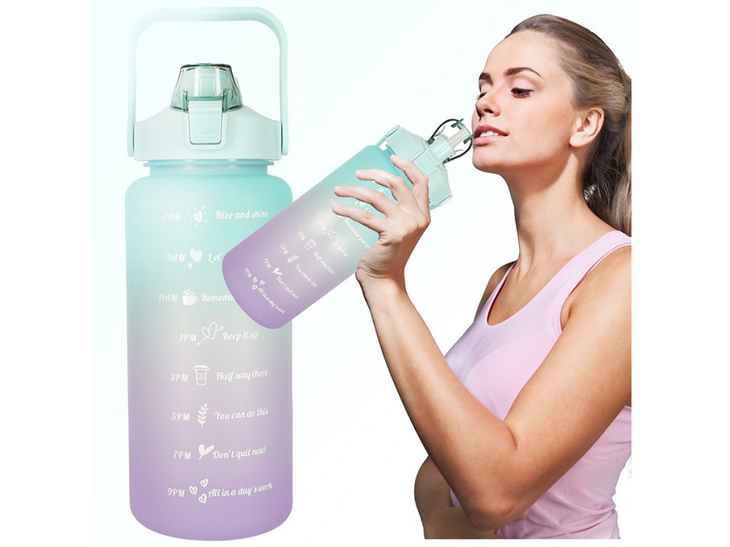 Veľká fľaša na vodu 2000 ml (2)