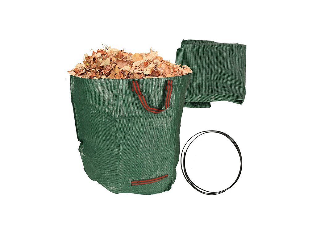 Záhradný odpadkový kôš, sťahovacie veľké vrece, 270 litrov (7)
