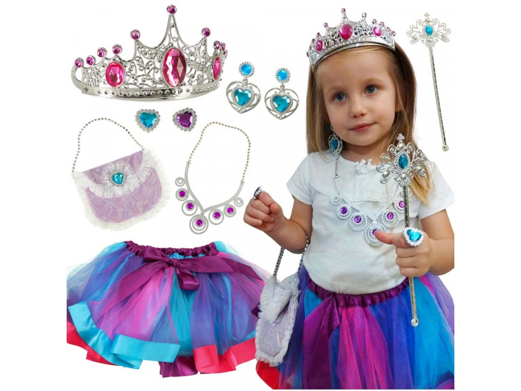 Kostým malá princezná s príslušenstvom (1)