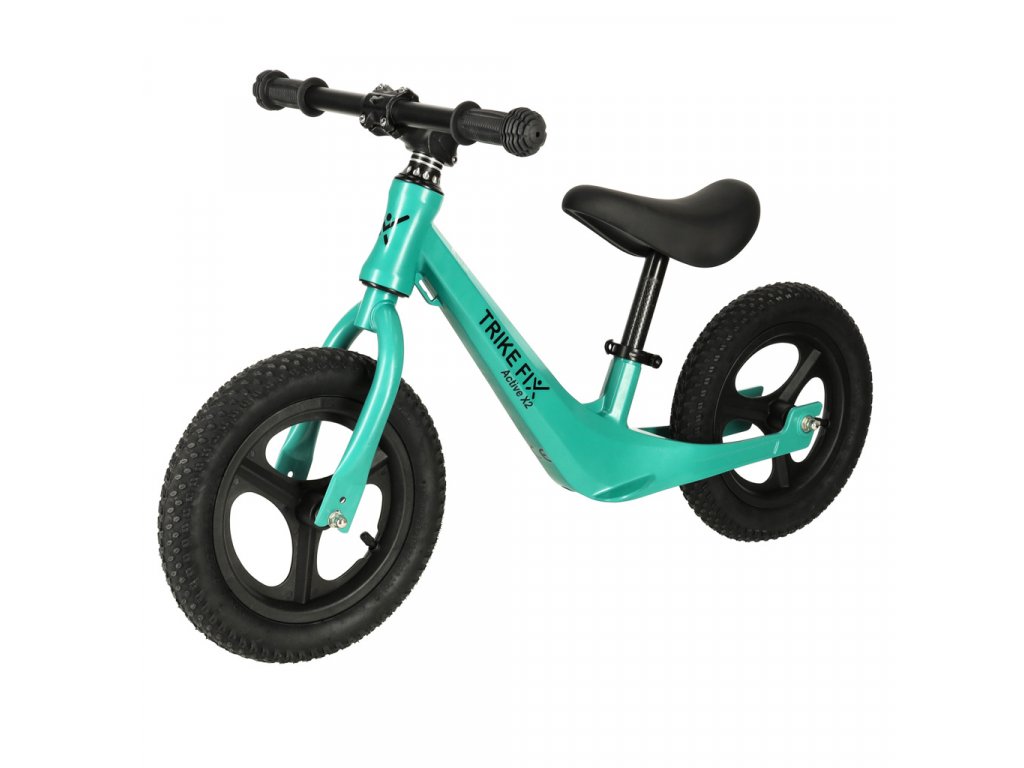 Odrážací detský bicykel ACTIVE X2 Eva kolieska zelený (4)