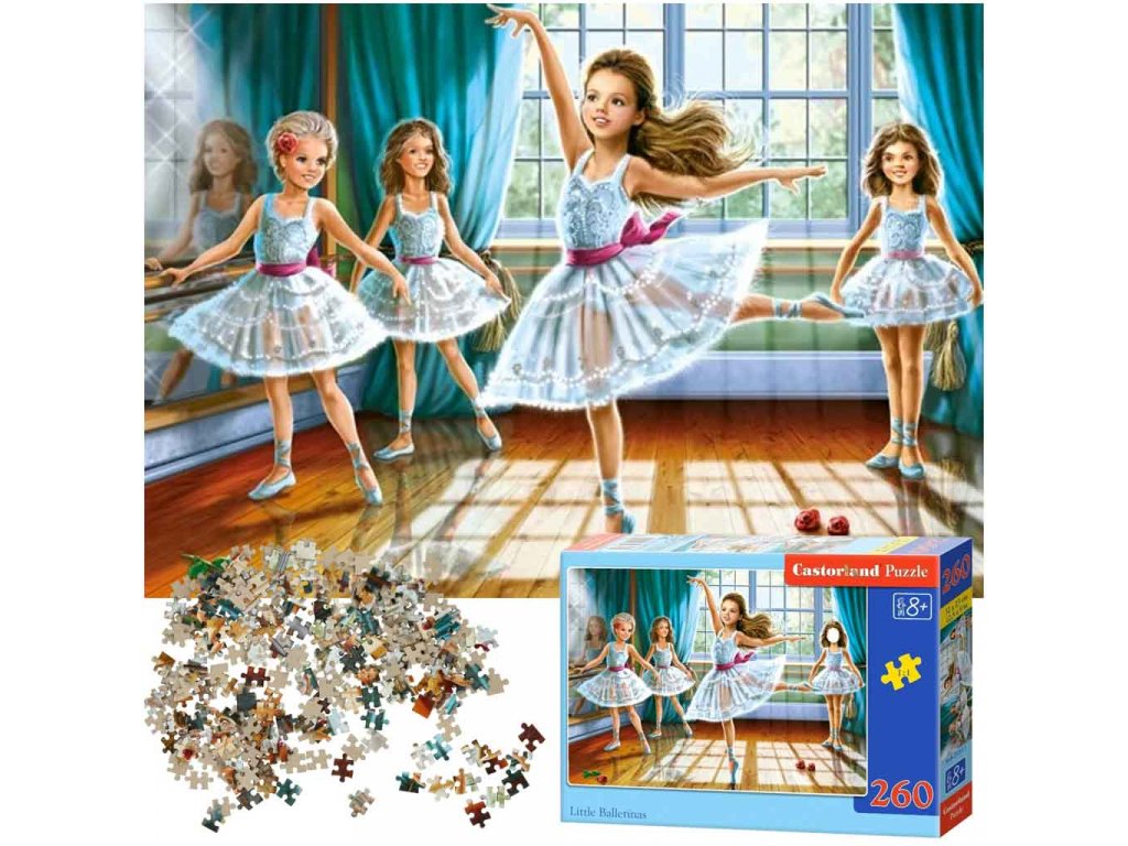 Puzzle Little Ballerinas Malá baletka 260 dielikov 8+ (2)