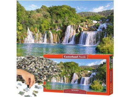 Puzzle Vodopády Krka 4000 dielikov 9+ (3)