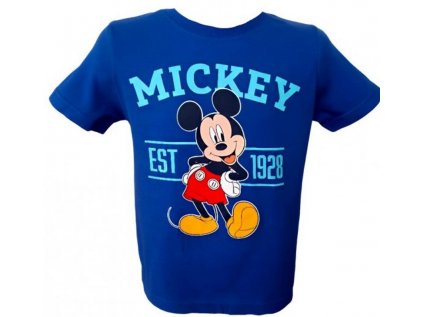 mickey mouse triko modre