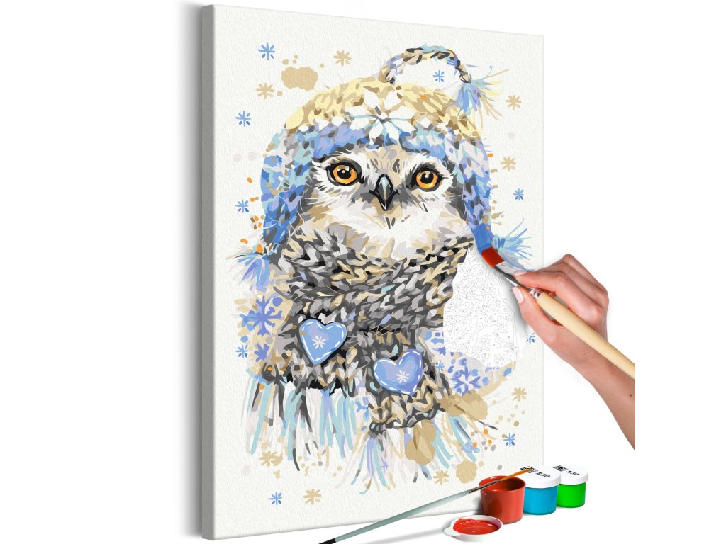 Maľovanie podľa čísiel - Cold Owl