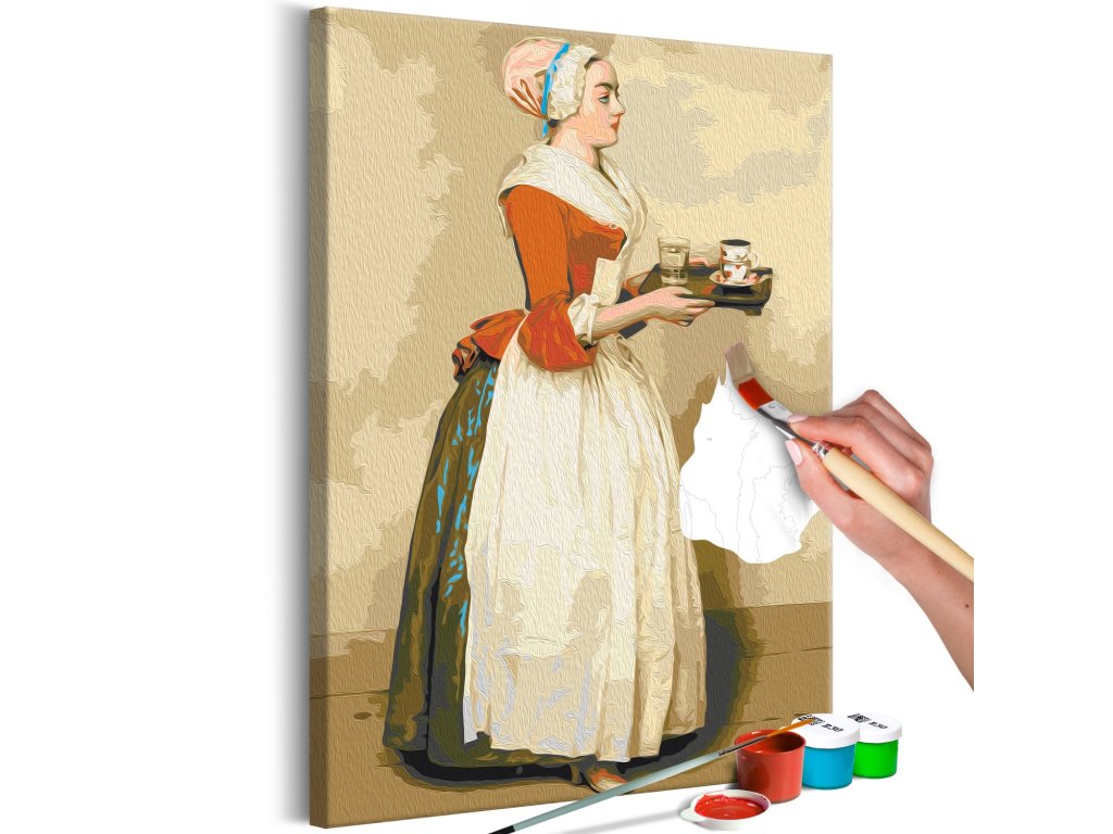 Maľovanie podľa čísiel - The Chocolate Girl