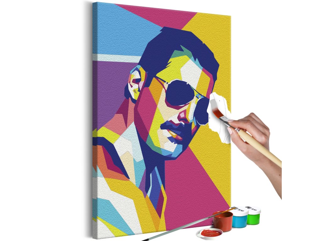 Maľovanie podľa čísiel - Colourful Freddie