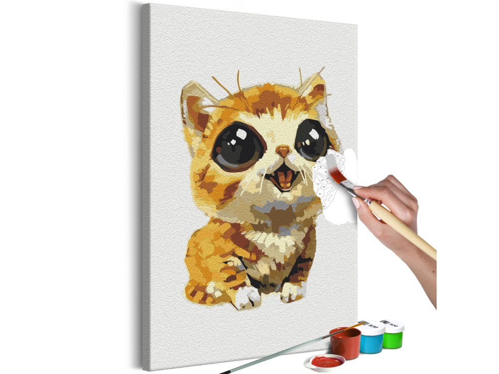 Maľovanie podľa čísiel - Joyful Cat