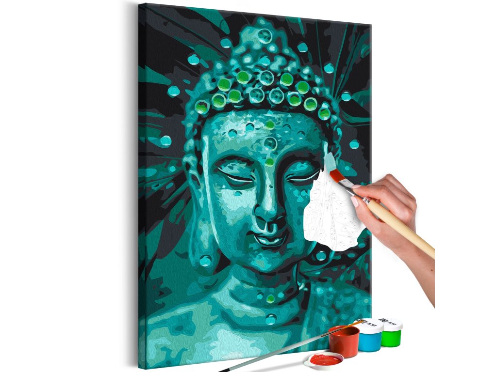 Maľovanie podľa čísiel - Emerald Buddha
