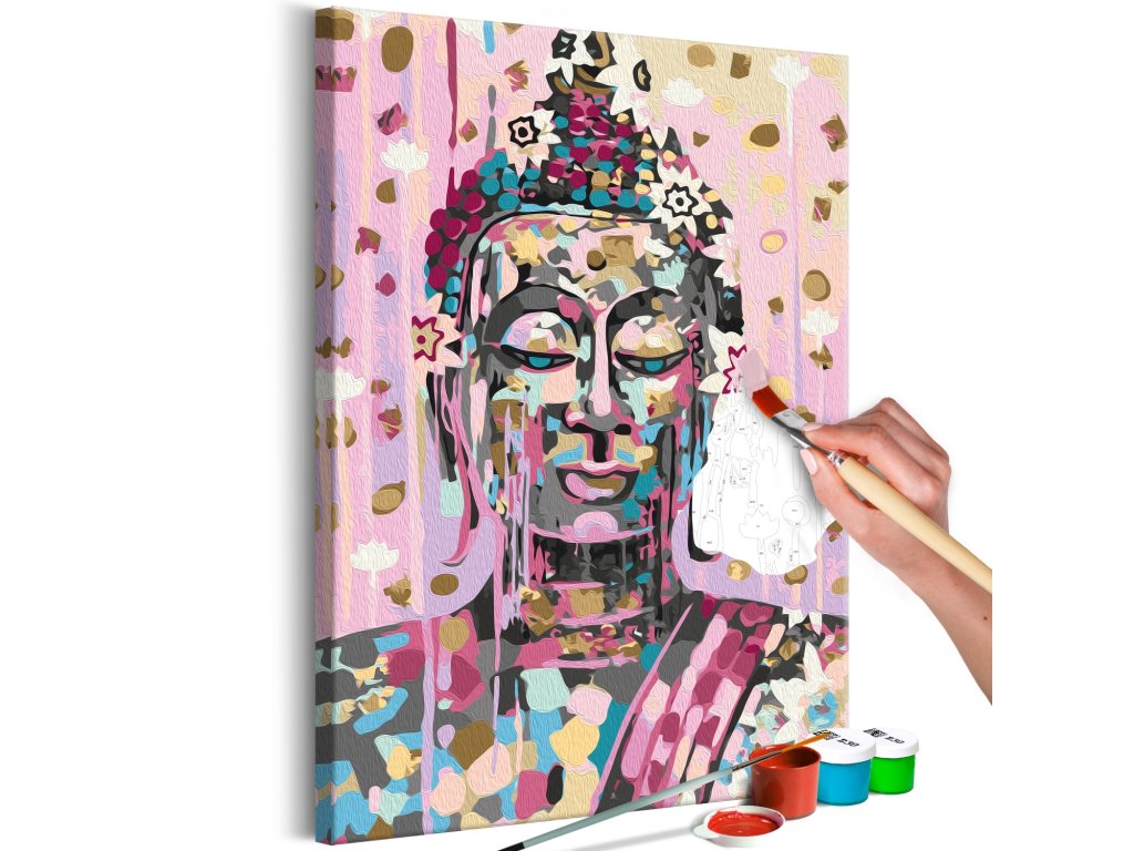 Maľovanie podľa čísiel - Thinking Buddha