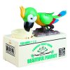 Pokladnička na mince - hladový papoušek zelený