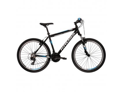 Bicykel Kross Hexagon 1.0 26" black/blue 2024