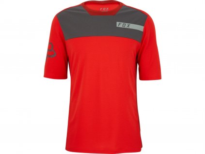 Dres Fox Defend SS Jersey Flo red