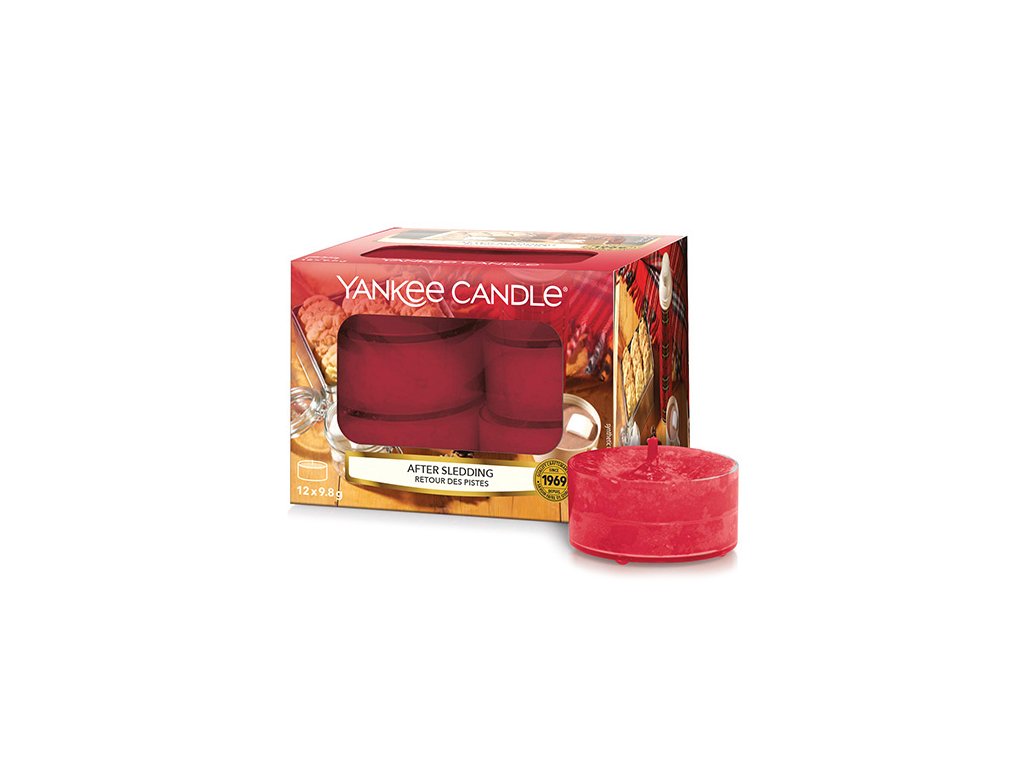 Yankee Candle čajové svíčky Po sáňkování 12 x 9,8 g