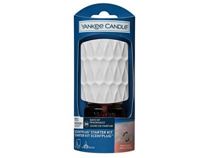 Yankee Candle Pink Sands elektrický difuzér do zásuvky Organic Kit 18,5 ml