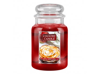 Svíčka ve skleněné dóze Country Candle Jablečný dort, 680 g