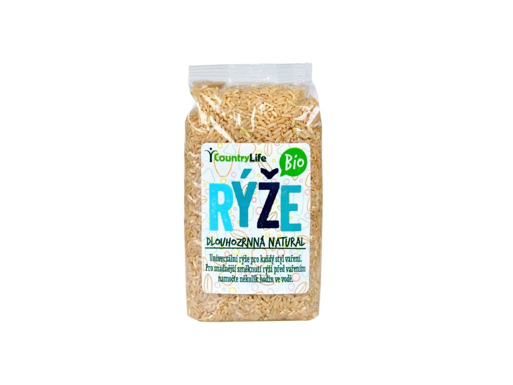 Rýže dlouhozrnná natural 500g BIO