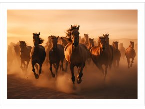 Plakát Divocí koně tisk